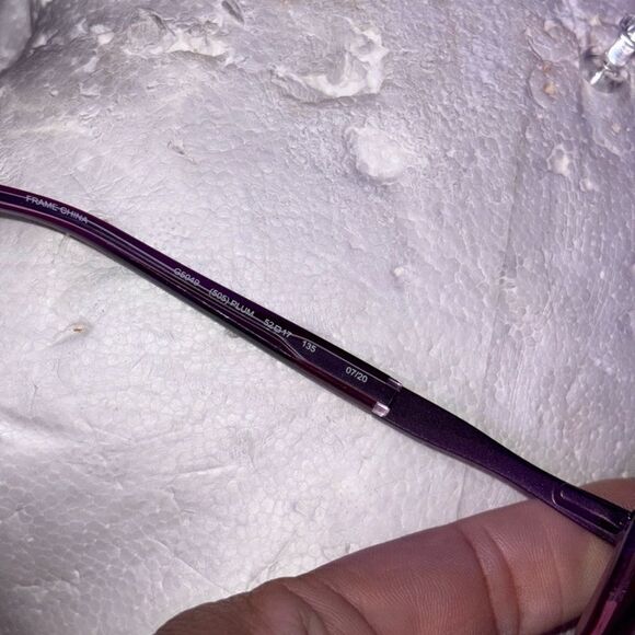 Altair Genesis glasses G5049 505 plum accessory 52/17 135 frames rare eyewear - Picture 7 of 11
